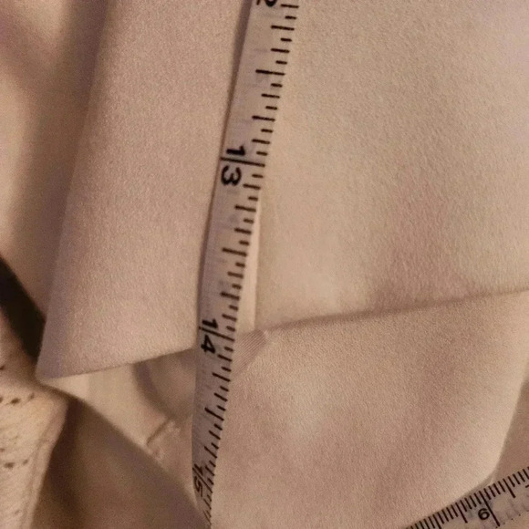 BCBG White Cropped Sleeve Blazer preppy business casual Formal Collared suit off - Picture 8 of 10
